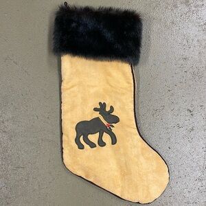 Moose Christmas Stocking